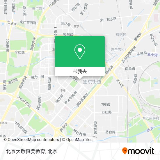 北京大敬恒美教育地图