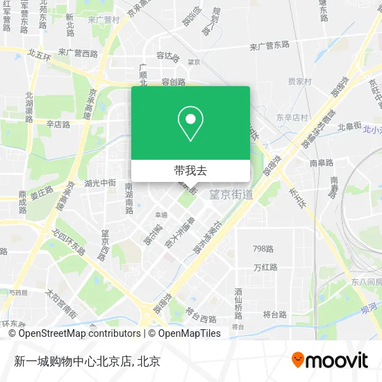 新一城购物中心北京店地图