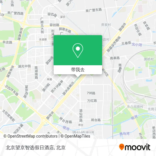 北京望京智选假日酒店地图