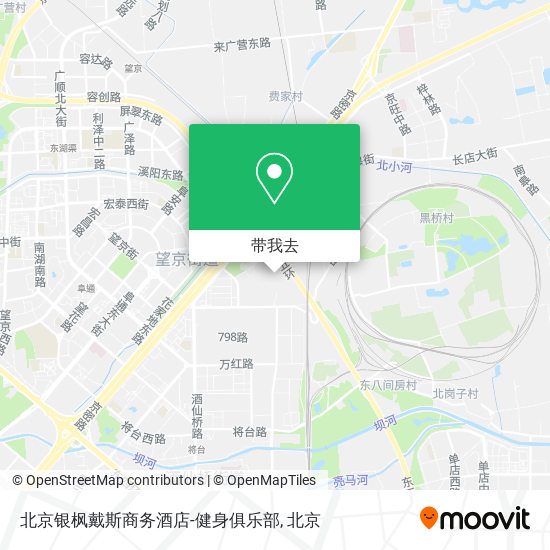 北京银枫戴斯商务酒店-健身俱乐部地图