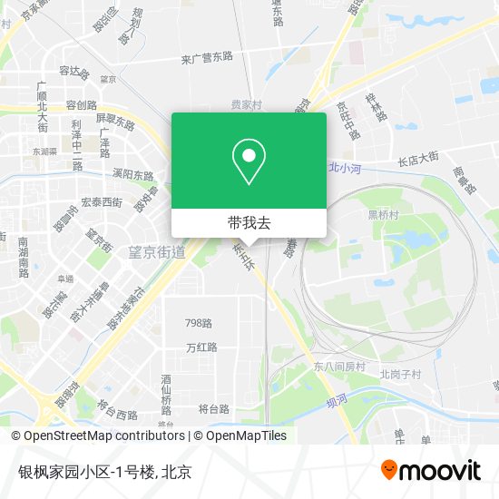 银枫家园小区-1号楼地图