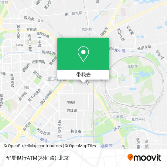 华夏银行ATM(彩虹路)地图