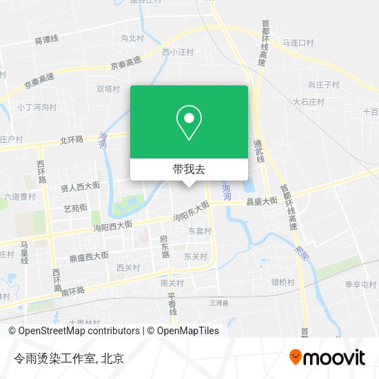 令雨烫染工作室地图