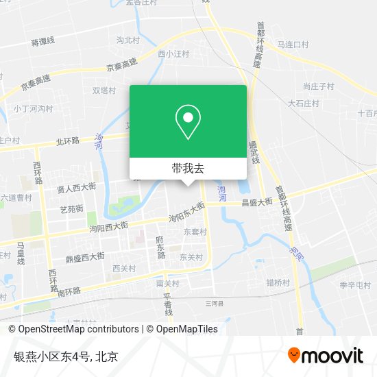 银燕小区东4号地图