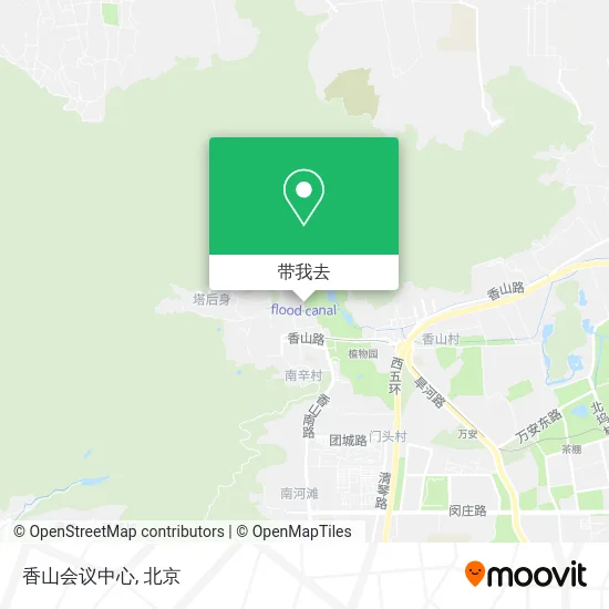 香山会议中心地图