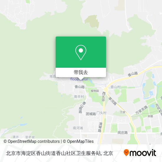北京市海淀区香山街道香山社区卫生服务站地图