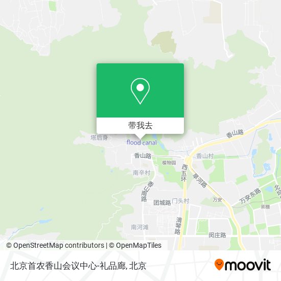 北京首农香山会议中心-礼品廊地图