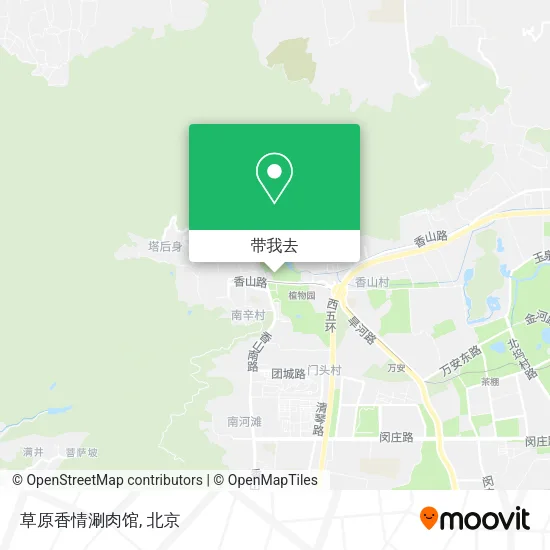 草原香情涮肉馆地图