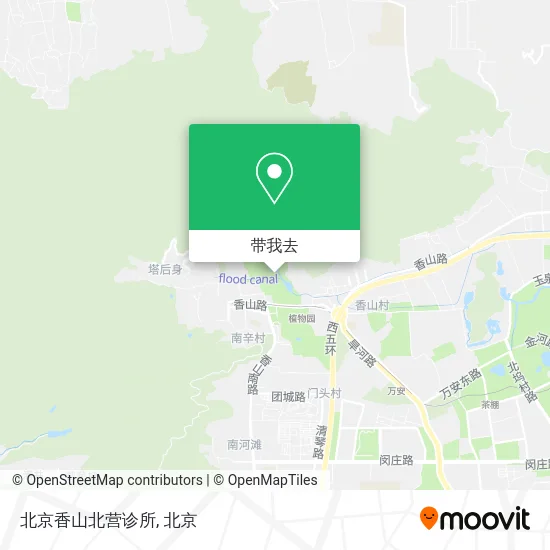 北京香山北营诊所地图