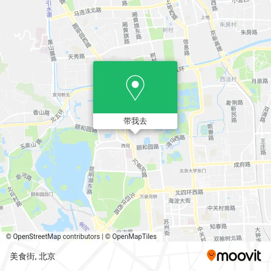 美食街地图