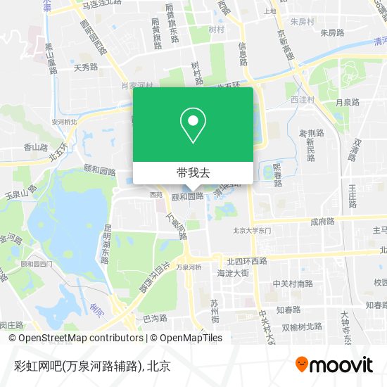 彩虹网吧(万泉河路辅路)地图