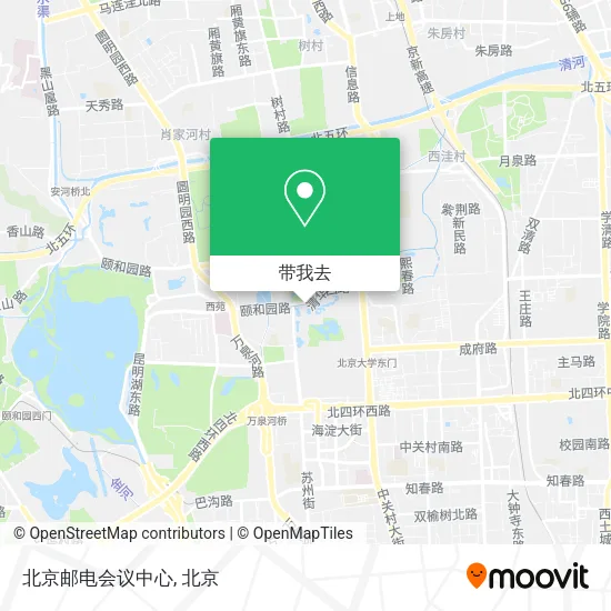 北京邮电会议中心地图