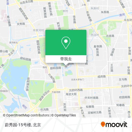 蔚秀园-15号楼地图