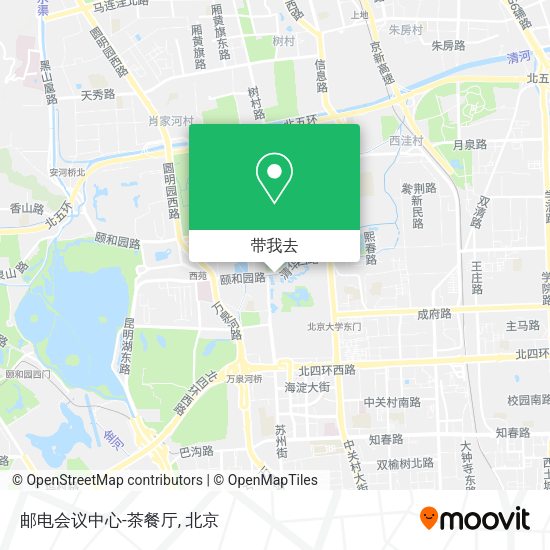邮电会议中心-茶餐厅地图