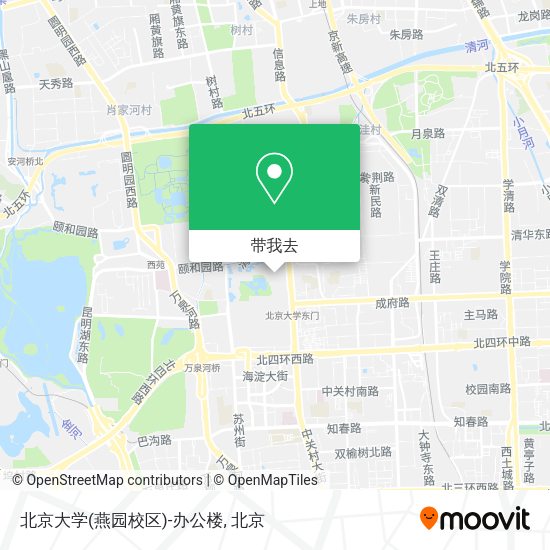 北京大学(燕园校区)-办公楼地图