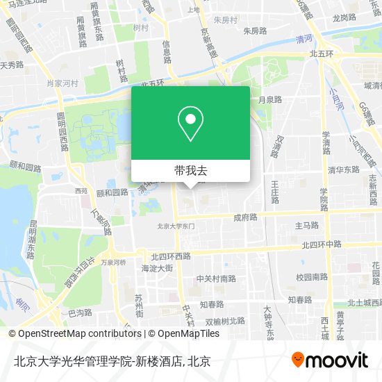 北京大学光华管理学院-新楼酒店地图