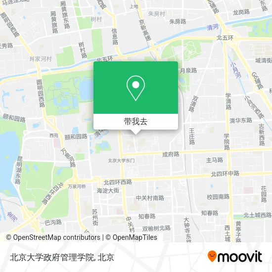 北京大学政府管理学院地图