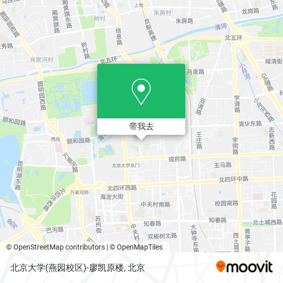北京大学(燕园校区)-廖凯原楼地图