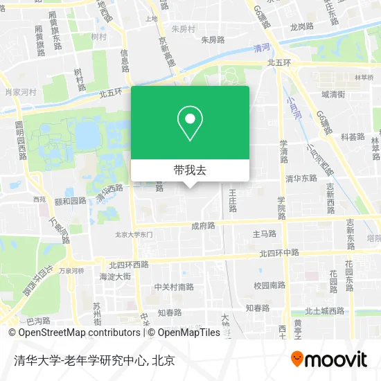 清华大学-老年学研究中心地图