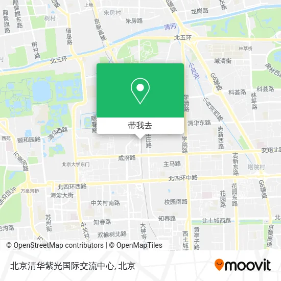 北京清华紫光国际交流中心地图