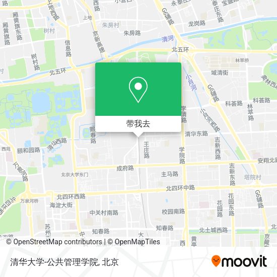清华大学-公共管理学院地图