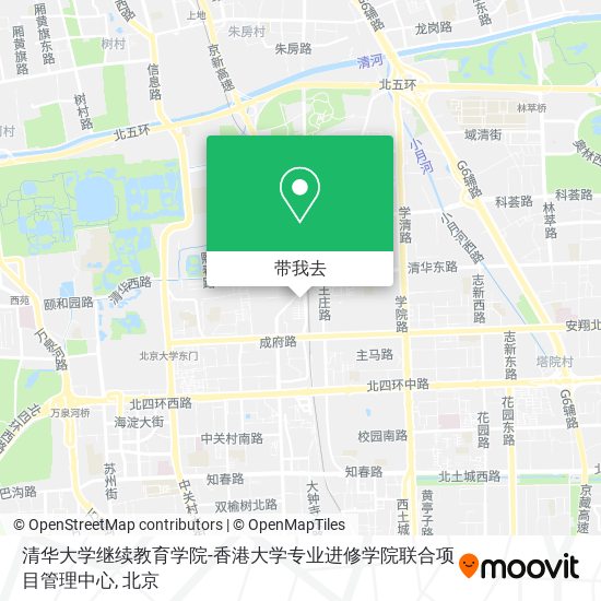 清华大学继续教育学院-香港大学专业进修学院联合项目管理中心地图