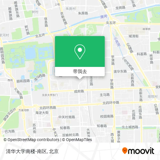 清华大学南楼-南区地图