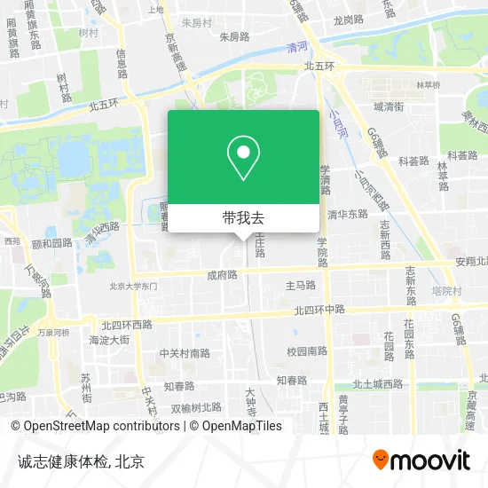 诚志健康体检地图