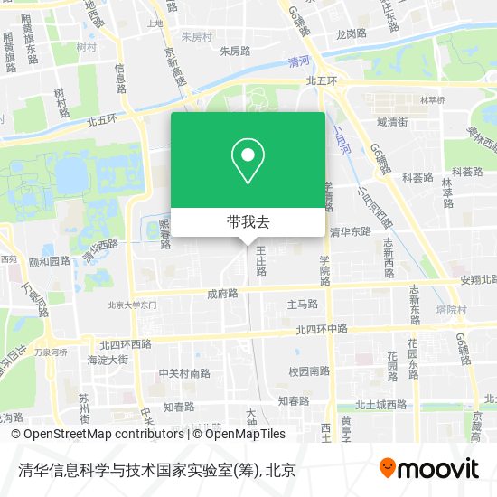 清华信息科学与技术国家实验室(筹)地图