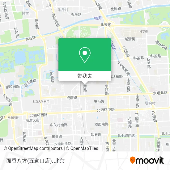 面香八方(五道口店)地图
