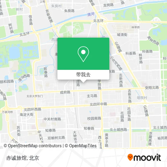 赤诚旅馆地图