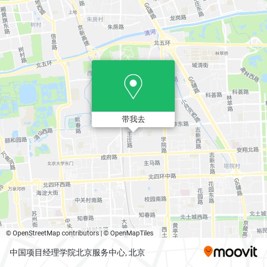 中国项目经理学院北京服务中心地图
