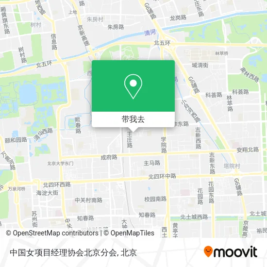 中国女项目经理协会北京分会地图