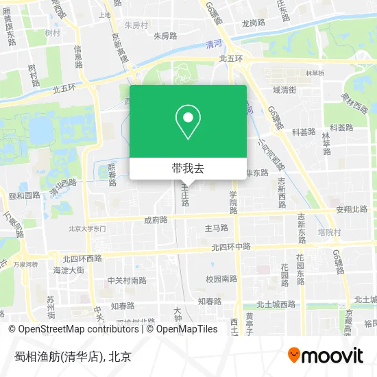 蜀相渔舫(清华店)地图