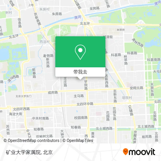 矿业大学家属院地图