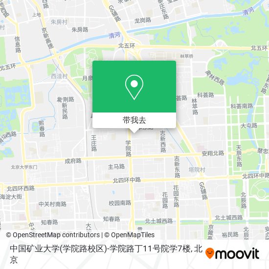 中国矿业大学(学院路校区)-学院路丁11号院学7楼地图
