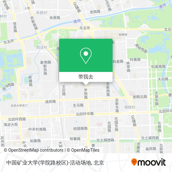 中国矿业大学(学院路校区)-活动场地地图
