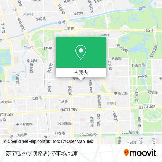 苏宁电器(学院路店)-停车场地图