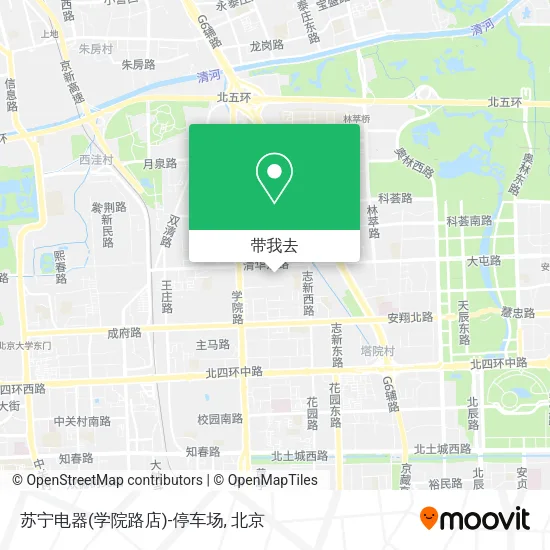 苏宁电器(学院路店)-停车场地图