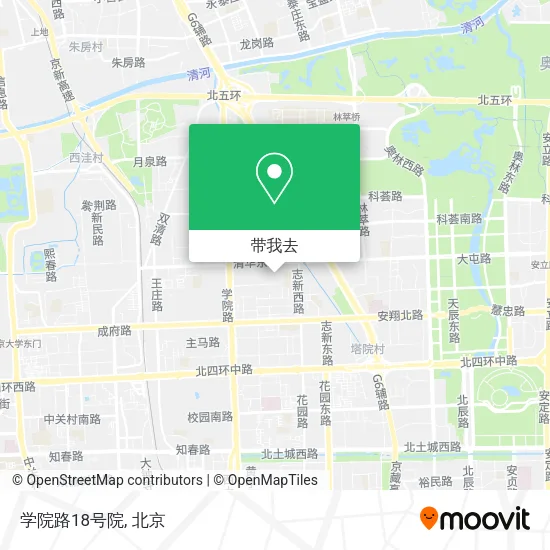 学院路18号院地图