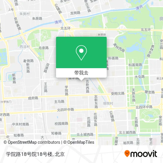 学院路18号院18号楼地图