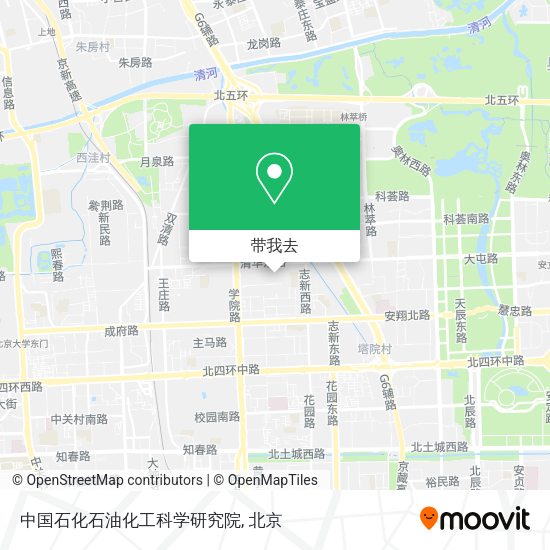 中国石化石油化工科学研究院地图
