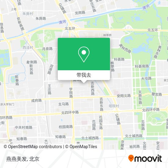 燕燕美发地图