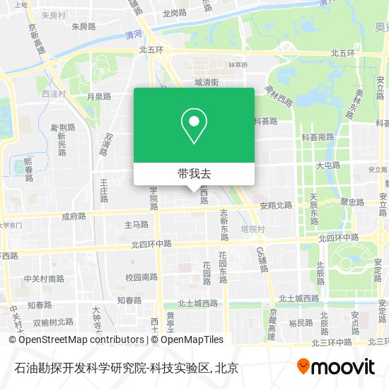 石油勘探开发科学研究院-科技实验区地图