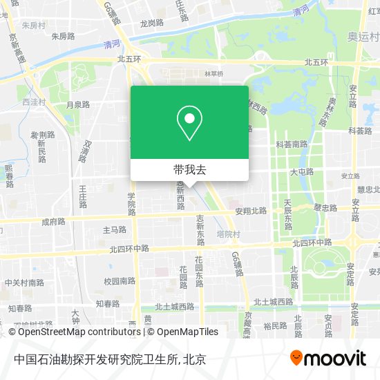中国石油勘探开发研究院卫生所地图