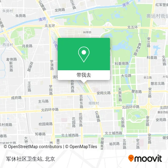 军休社区卫生站地图