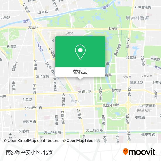 南沙滩平安小区地图