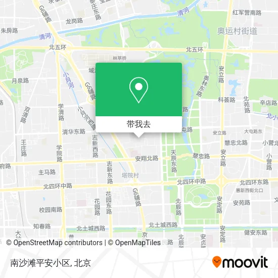 南沙滩平安小区地图