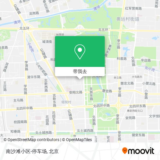 南沙滩小区-停车场地图
