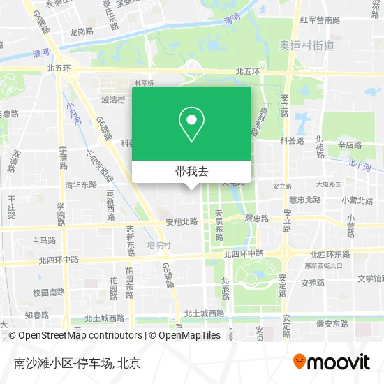 南沙滩小区-停车场地图